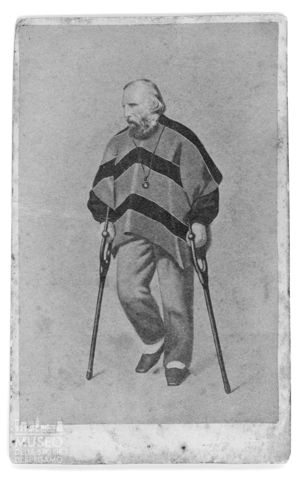 Ritratto di Giuseppe Garibaldi ferito