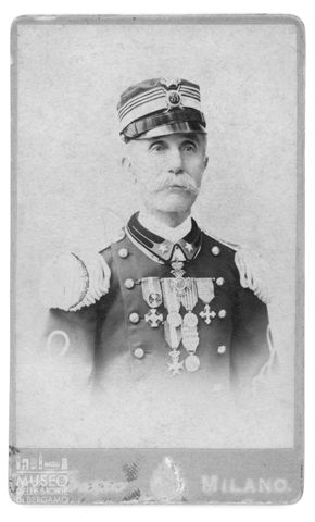 Ritratto del militare Masini in tarda età
