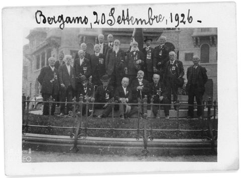 Ritratto di gruppo di garibaldini