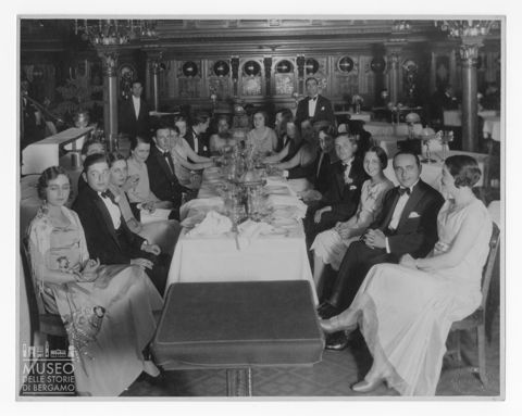 Un banchetto nella Sala Ristorante del Conte Verde