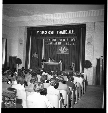 Acli - V Congresso provinciale delle donne cattoliche - Il palco