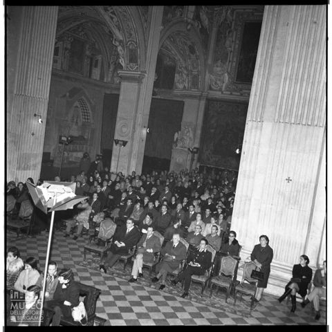 Concerto di organo nella basilica di Santa Maria Maggiore a Bergamo per l'apertura dell'anno sociale del Circolo Artistico Bergamasco