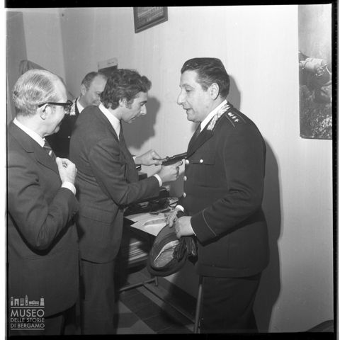 Visita del procuratore della Repubblica di Bergamo al Gruppo Carabinieri presso la caserma di via Masone