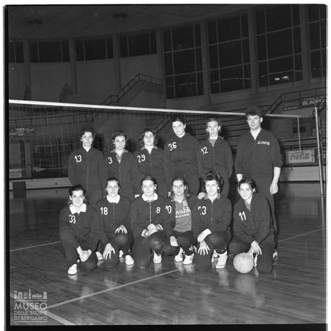 Ritratti della squadra di pallavolo Lovable Bergamo