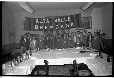 Cena organizzata dal Club Amici dell'Atalanta a Lenna