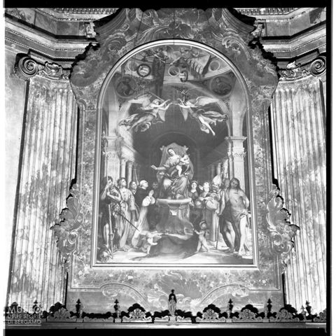 Pala di Lorenzo Lotto nella chiesa dei Santi Bartolomeo e Stefano a Bergamo