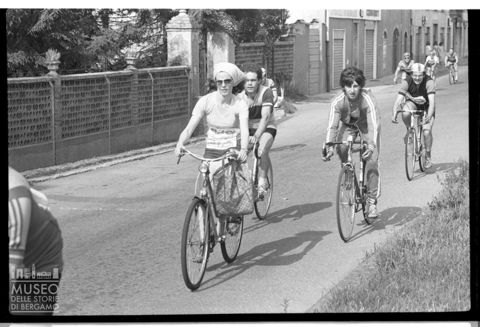 Evento ciclistico a Bergamo