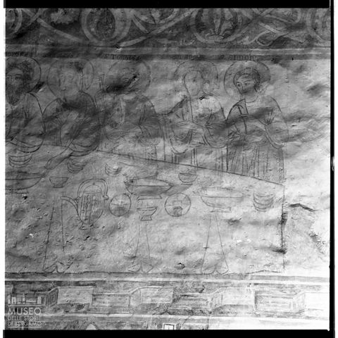 Affreschi nell'Aula della Curia Vescovile di Bergamo