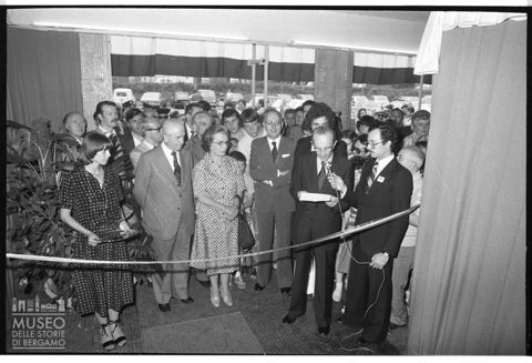 Inaugurazione dell'Esposizione Campionaria alla Fiera di Bergamo