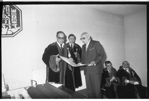 Laurea honoris causa a Luigi Ciocca, Aldo Farina e Lorenzo Suardi