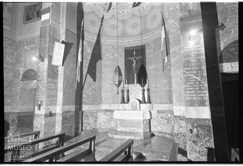 Il Tempio dei Caduti in via Sudorno a Bergamo