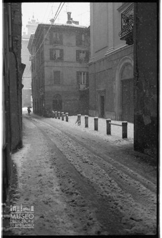 Veduta su via Bartolomeo Colleoni in Città Alta