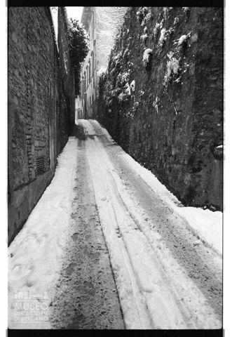 Via San Salvatore innevata