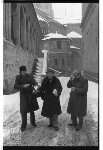 Ritratto di Fausto Asperti, Sandro Angelini e Domenico Lucchetti