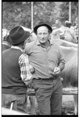 Ritratto d'uomo alla Mostra Bovina Zootecnica di Serina