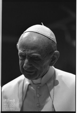 Ritratto di Paolo VI durante un'udienza