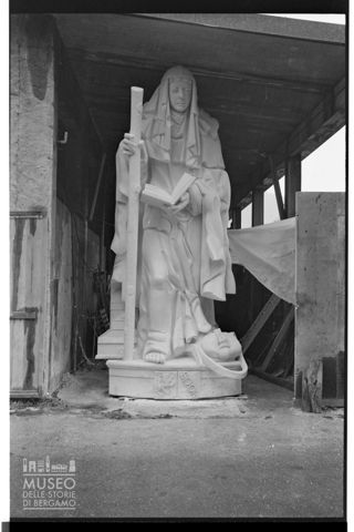 Santa Brigida di Svezia di Floriano Bodini per la Basilica di San Pietro