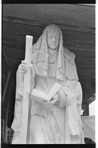 Santa Brigida di Svezia di Floriano Bodini per la Basilica di San Pietro