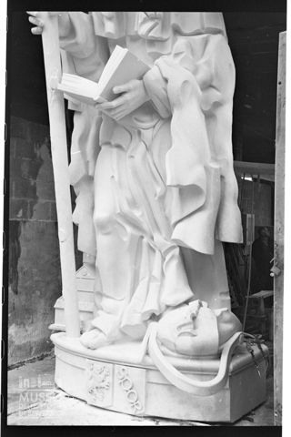 Santa Brigida di Svezia di Floriano Bodini per la Basilica di San Pietro