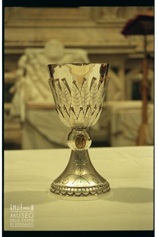 Calice di Floriano Bodini per il Santuario della Santa Casa di Loreto