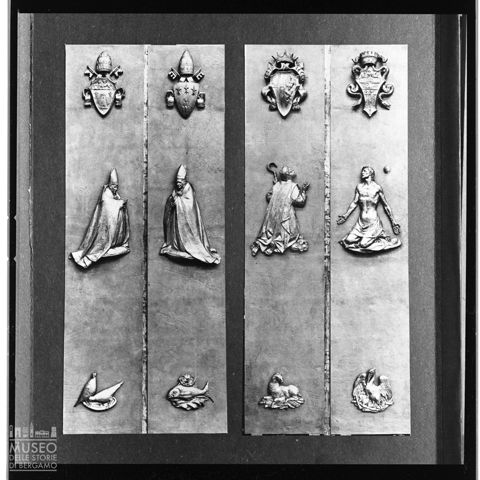 Porte laterali per la basilica di San Nicolò a Lecco opera di Enrico Manfrini