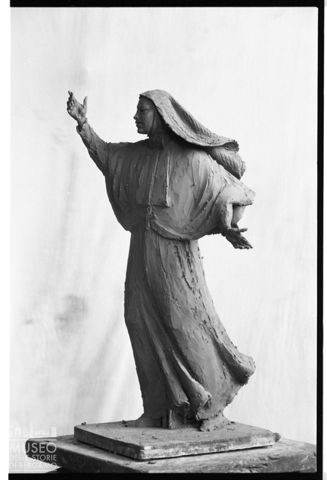 Bozzetto di scultura di Enrico Manfrini