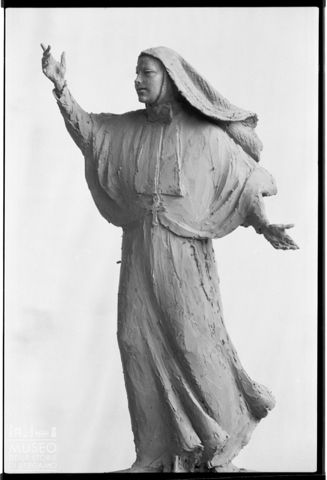Bozzetto di scultura di Enrico Manfrini