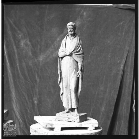 Bozzetto di scultura di Enrico Manfrini