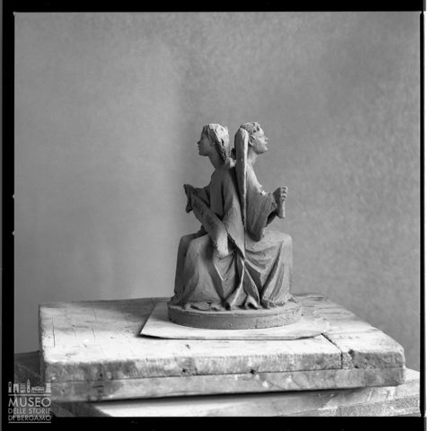 Bozzetto di scultura di Enrico Manfrini