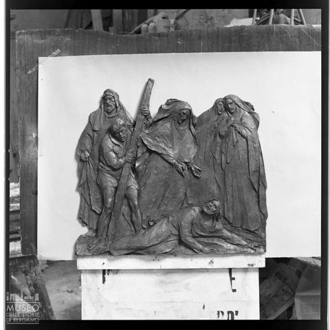 Stazione della Via Crucis di Enrico Manfrini
