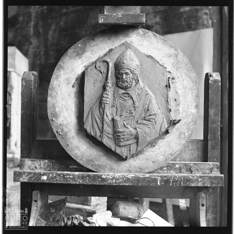 Bozzetto di rilievo scultoreo di Enrico Manfrini