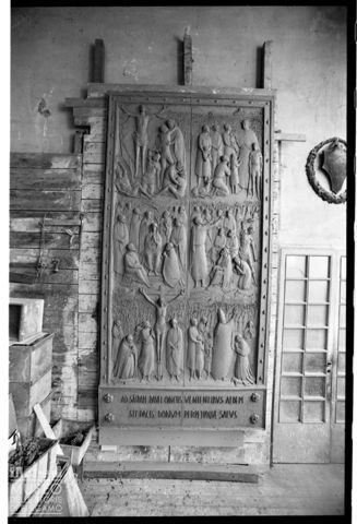 Bozzetto in plastilina per la porta della basilica di San Paolo fuori le Mura di Enrico Manfrini