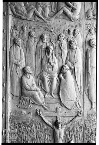 Particolare di uno dei rilievi che ornano la porta della basilica di San Paolo fuori le Mura di Enrico Manfrini