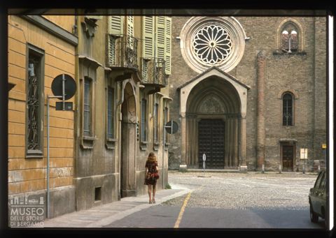 La piazza Ospitale e la chiesa di San Francesco a Lodi