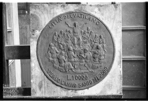 Moneta di Enrico Manfrini per la celebrazione dell'Anno Santo 2000