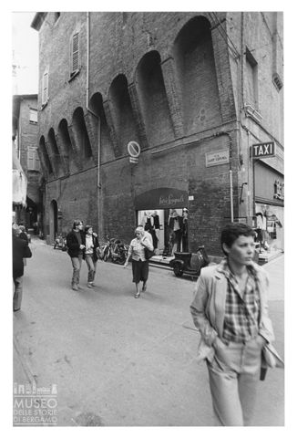 La via Sant'Eufemia a Modena