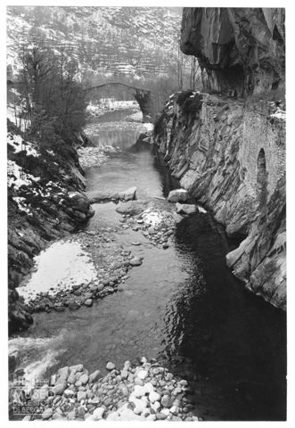 Il fiume Toce a Pontemaglio in Valle Antigorio