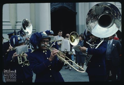 La banda musicale di Caresana per la festa di San Giorgio