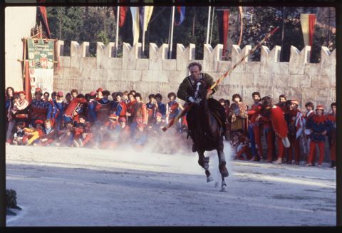Il cavaliere Pierpaolo Placci durante la 