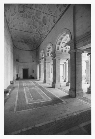 La loggia di Villa Imperiale a Pesaro