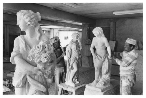 Laboratorio artistico di lavorazione della pietra di Costozza a Longare