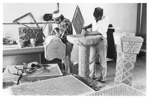 Laboratorio artistico di lavorazione della pietra serena a Firenzuola