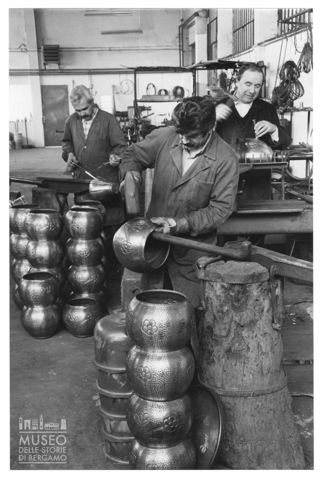 Bottega di lavorazione del rame a Monselice