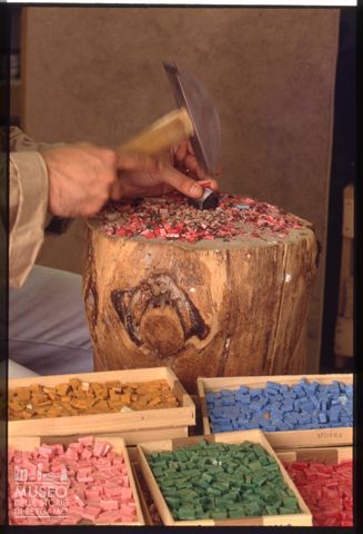 Laboratorio di mosaico a Monreale