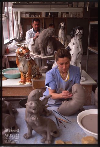 Laboratorio di ceramica di Renato Ronzan a Bassano del Grappa