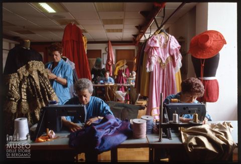 Laboratorio sartoriale del Teatro Regio di Parma