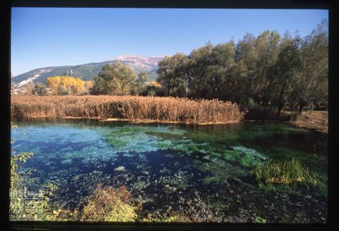 Le sorgenti del fiume Pescara a Popoli