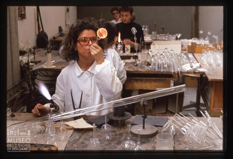 Produzione di vetreria da laboratorio