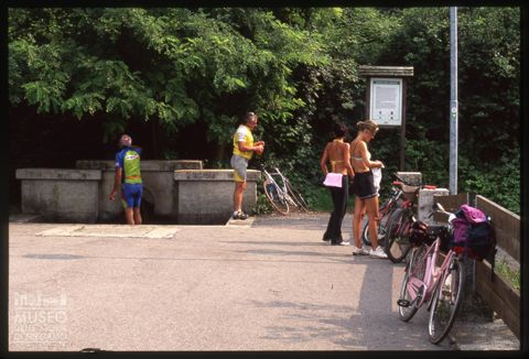 Ciclisti nel Parco Regionale del Mincio