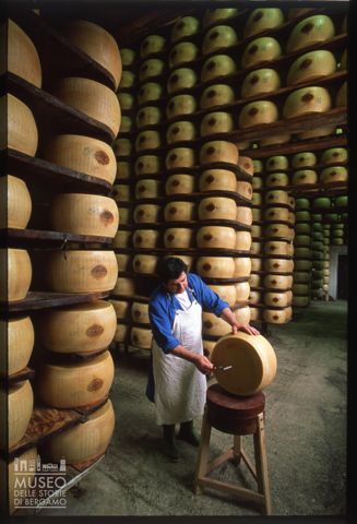 Controllo della stagionatura del Parmigiano Reggiano